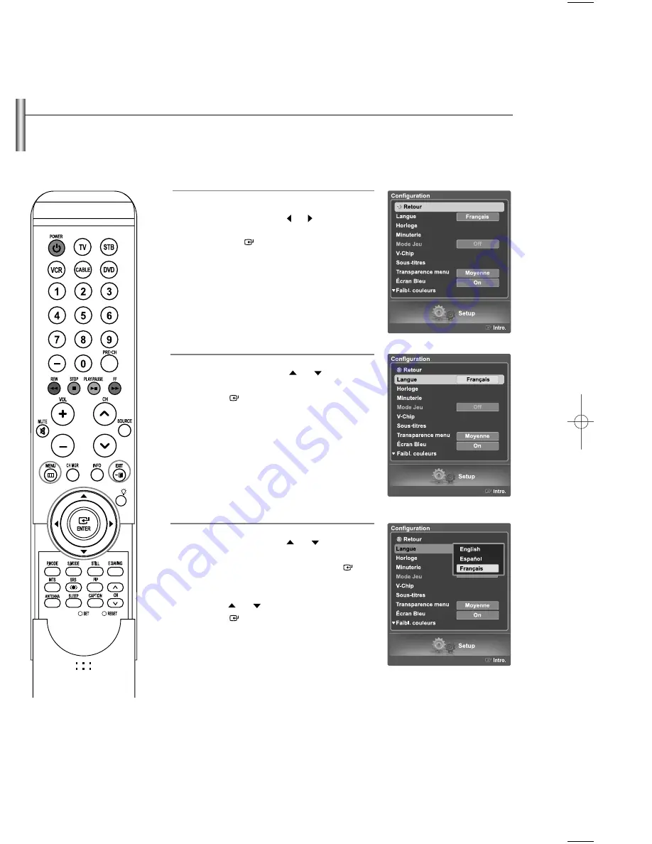 Samsung LNS5797D Owner'S Instructions Manual Download Page 121