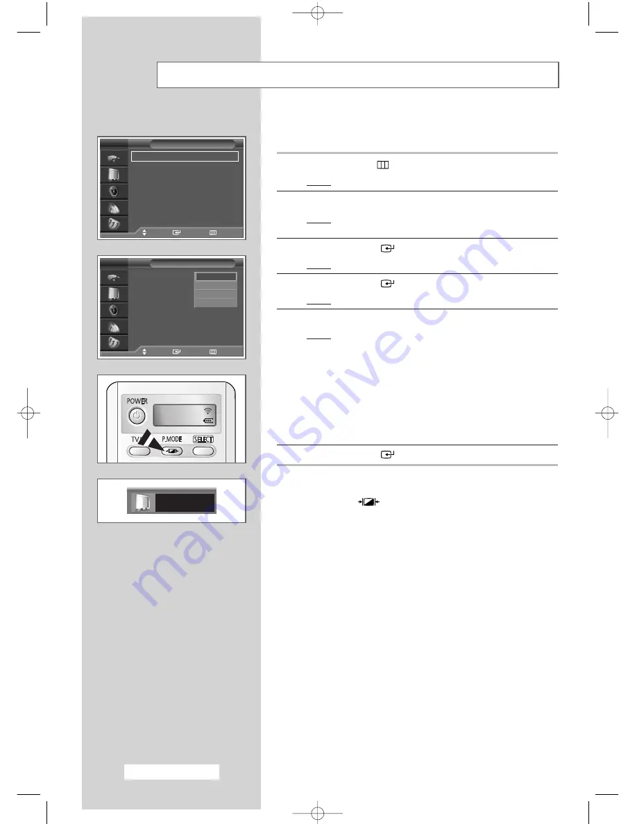 Samsung LW46G15W Owner'S Instructions Manual Download Page 26