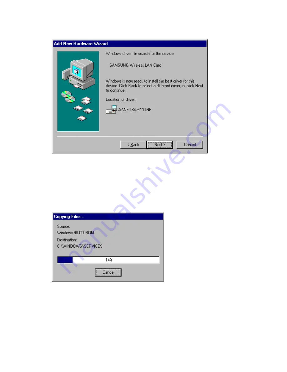 Samsung MagicLAN SWL-2000N User Manual Download Page 18