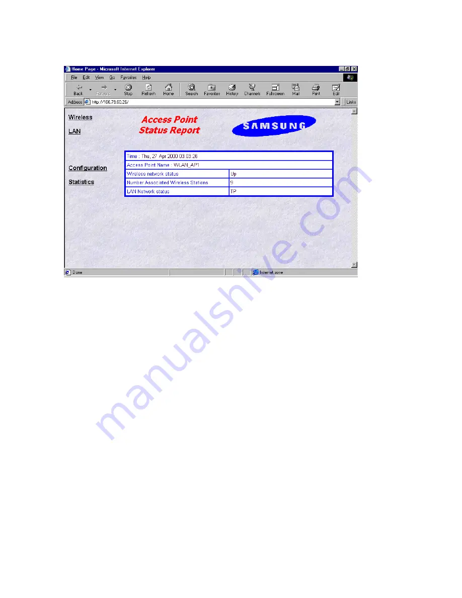 Samsung MagicLAN SWL-2000N User Manual Download Page 66