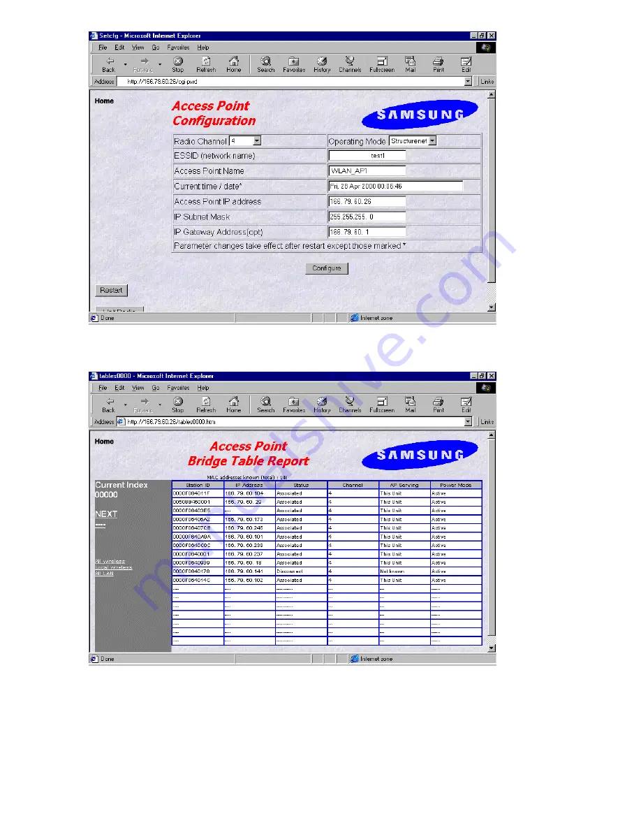 Samsung MagicLAN SWL-2000N User Manual Download Page 70