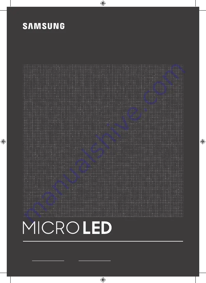 Samsung MICRO LED MNA110MS1AC User Manual Download Page 1