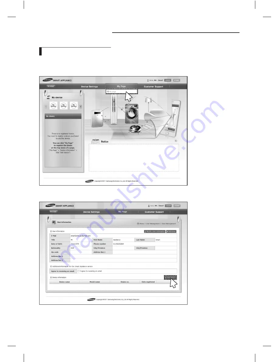 Samsung MIM-H02 User & Installation Manual Download Page 20