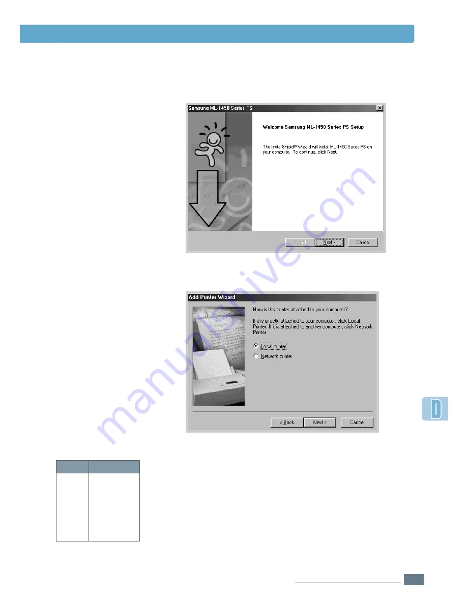 Samsung ML-1450 Series User Manual Download Page 176