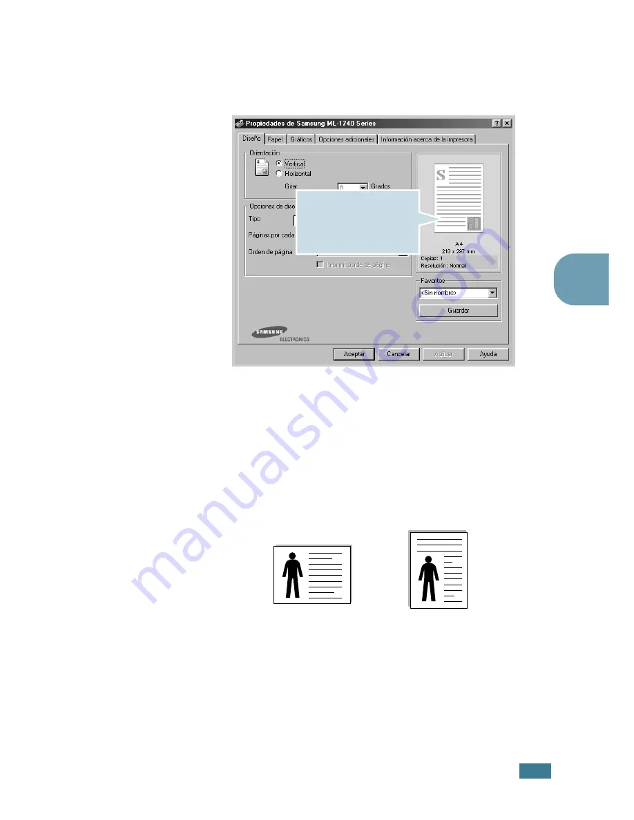 Samsung ML 1740 - B/W Laser Printer (Spanish) Manual Del Usuario Download Page 58