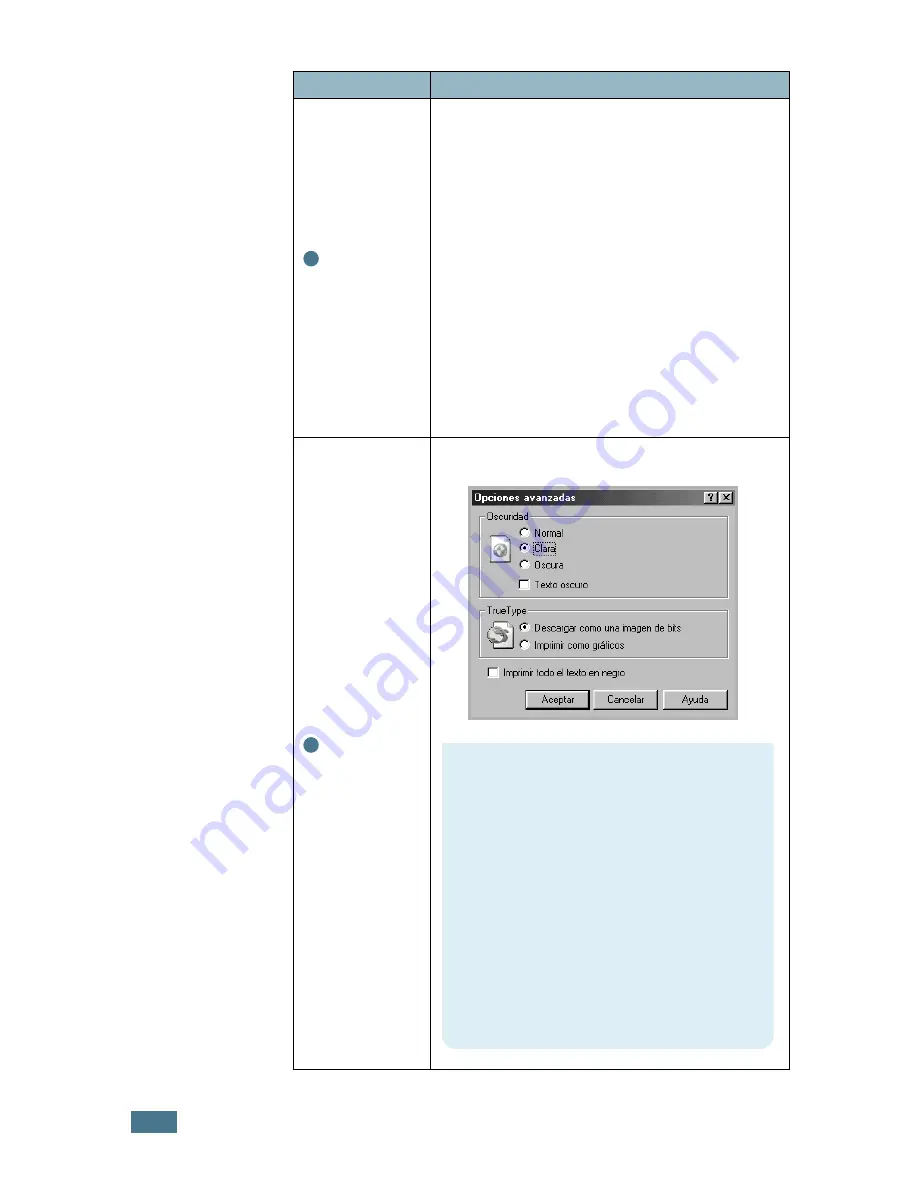 Samsung ML 2150 - B/W Laser Printer (Spanish) Manual Del Usuario Download Page 115