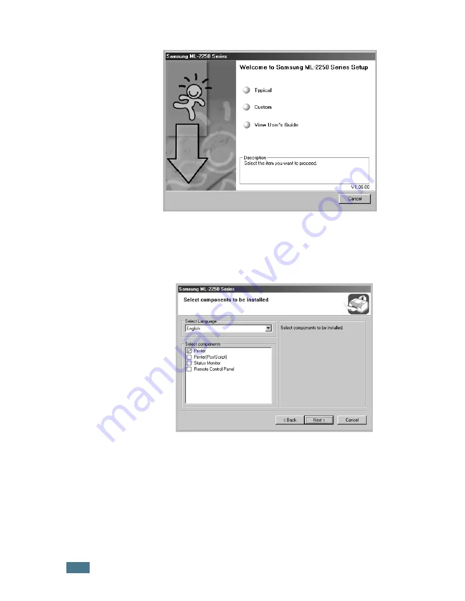 Samsung ML-2250 Series User Manual Download Page 45