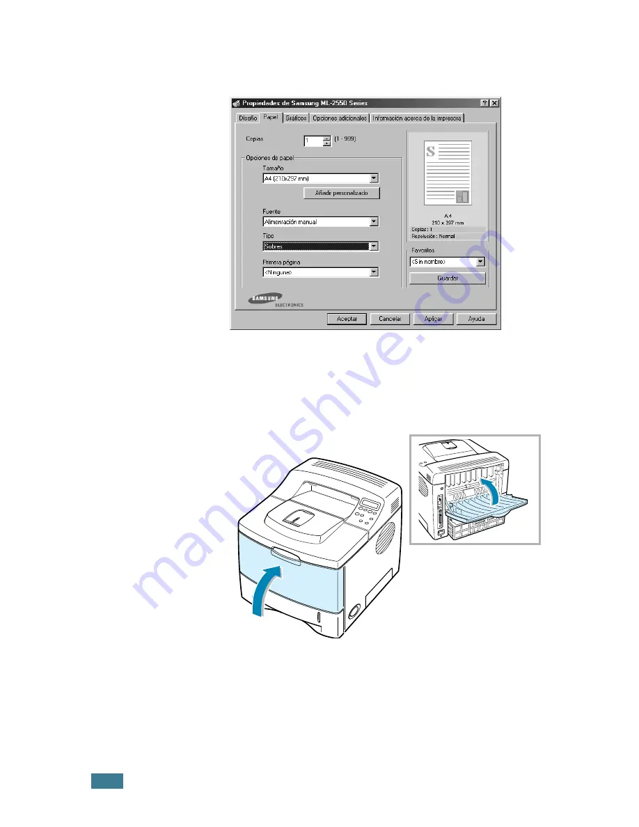 Samsung ML-2550 (Spanish) Manual Del Usario Download Page 84