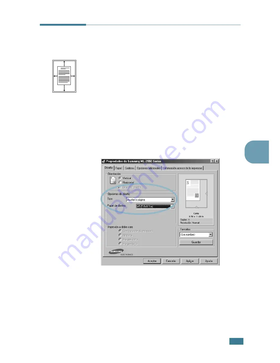 Samsung ML-2550 (Spanish) Manual Del Usario Download Page 107