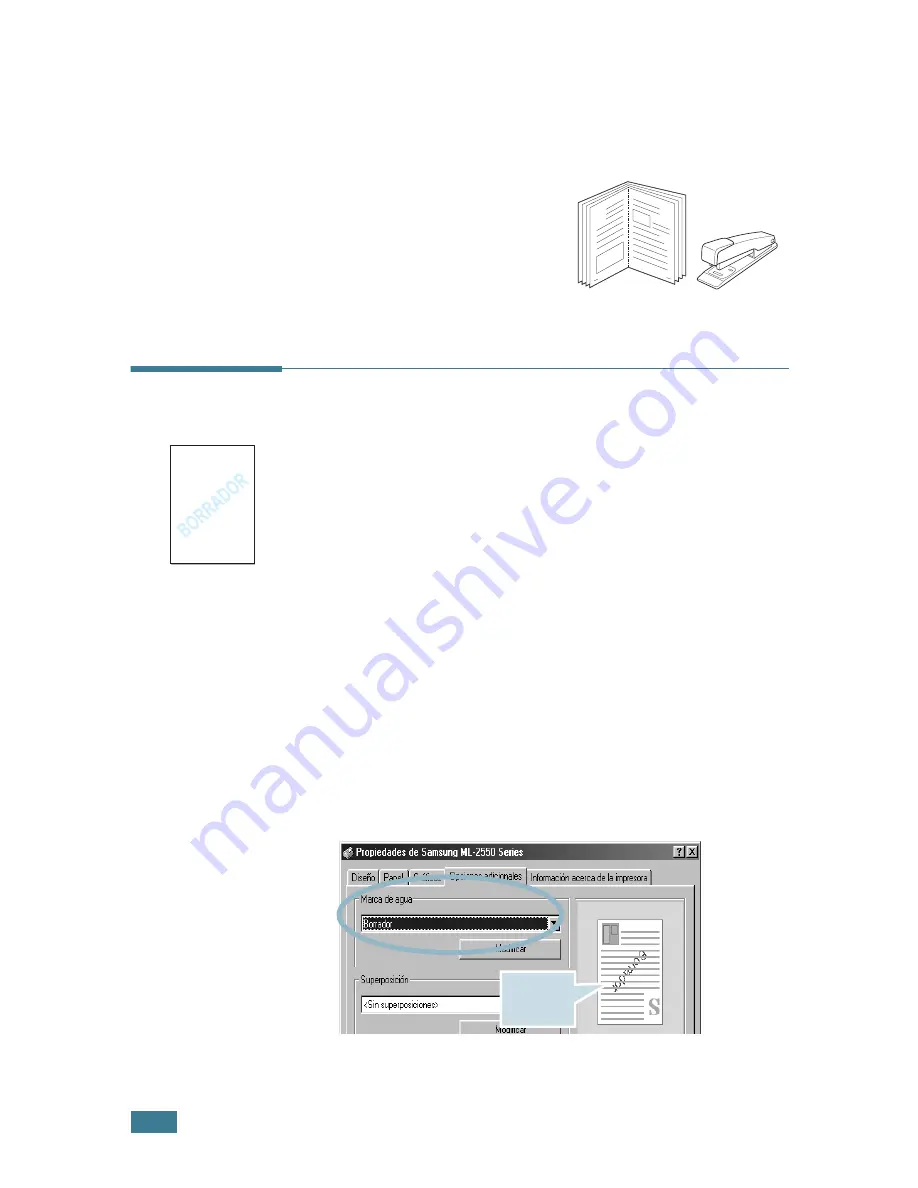 Samsung ML-2550 (Spanish) Manual Del Usario Download Page 110