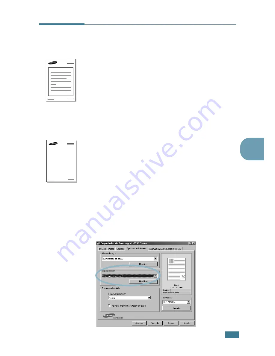 Samsung ML-2550 (Spanish) Manual Del Usario Download Page 113