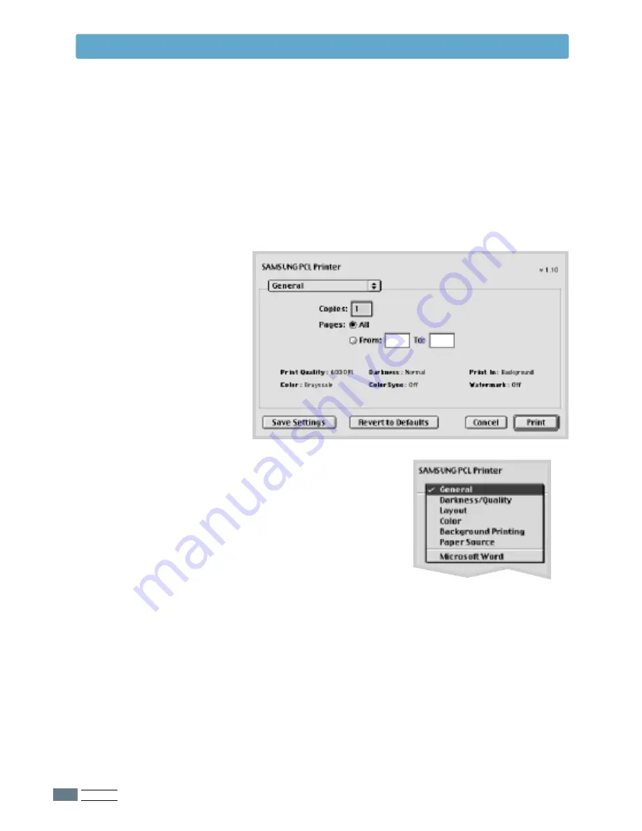 Samsung ML-4600 User Manual Download Page 117