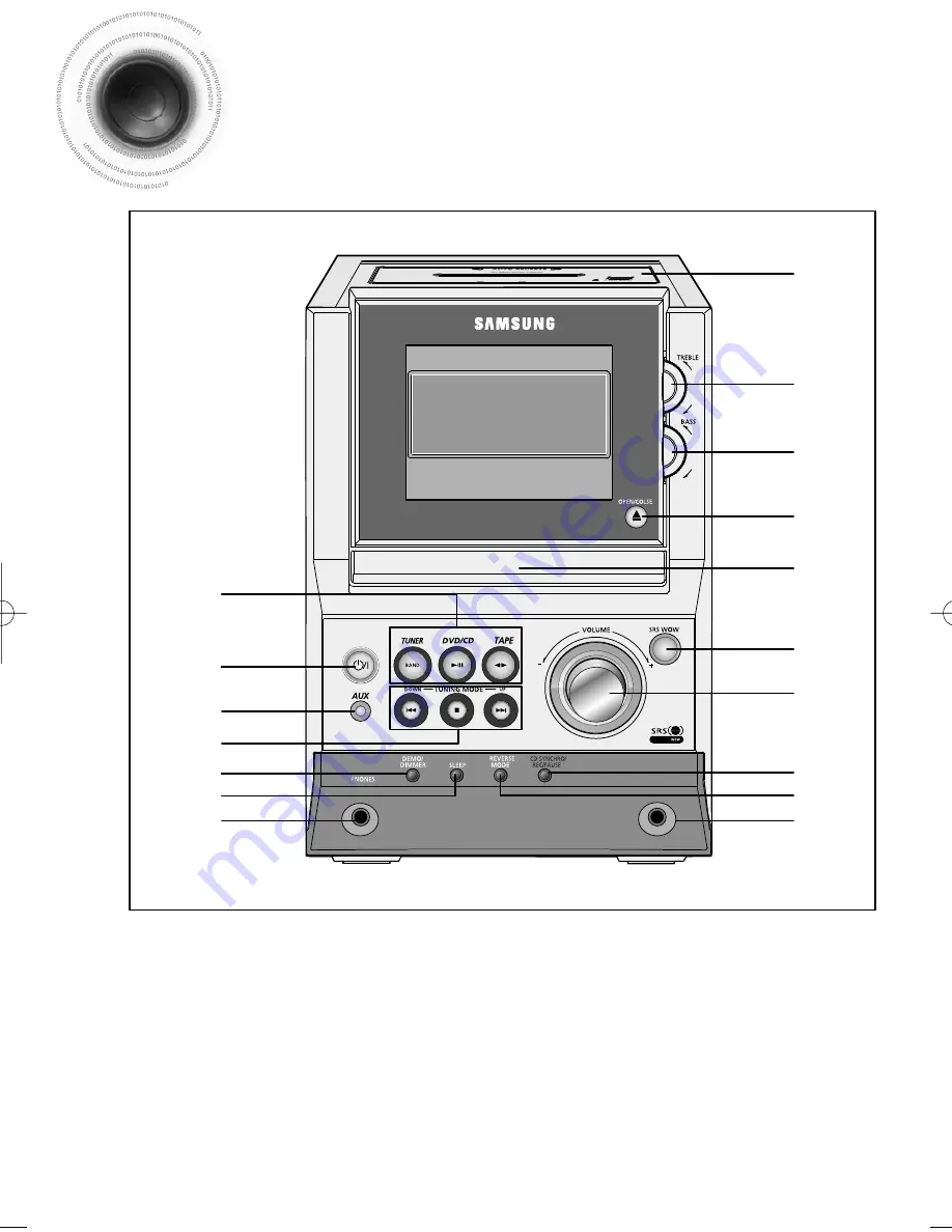 Samsung MM-DJ8 Скачать руководство пользователя страница 6