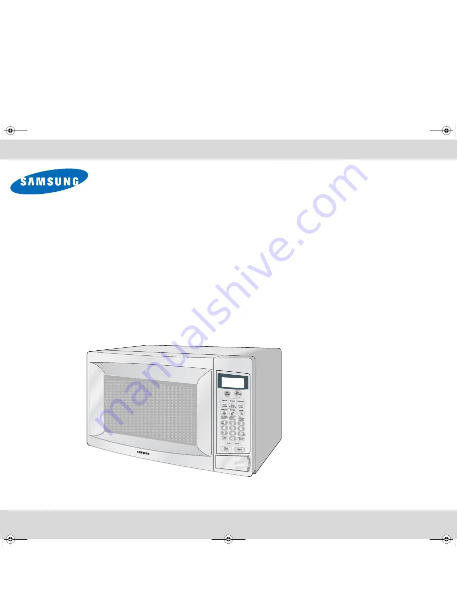 Samsung MW1025BB Owner'S Manual Download Page 1