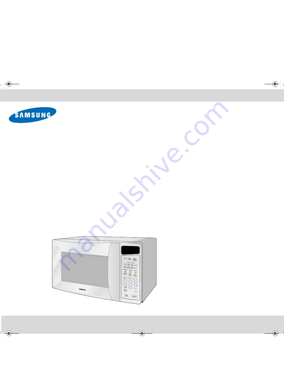 Samsung MW1245BB Owner'S Manual Download Page 1