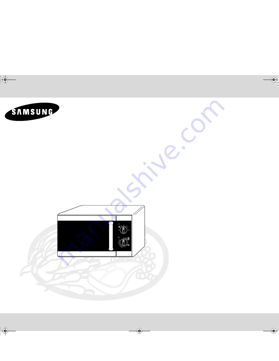 Samsung MW81W-S Owner'S Instructions Manual Download Page 1