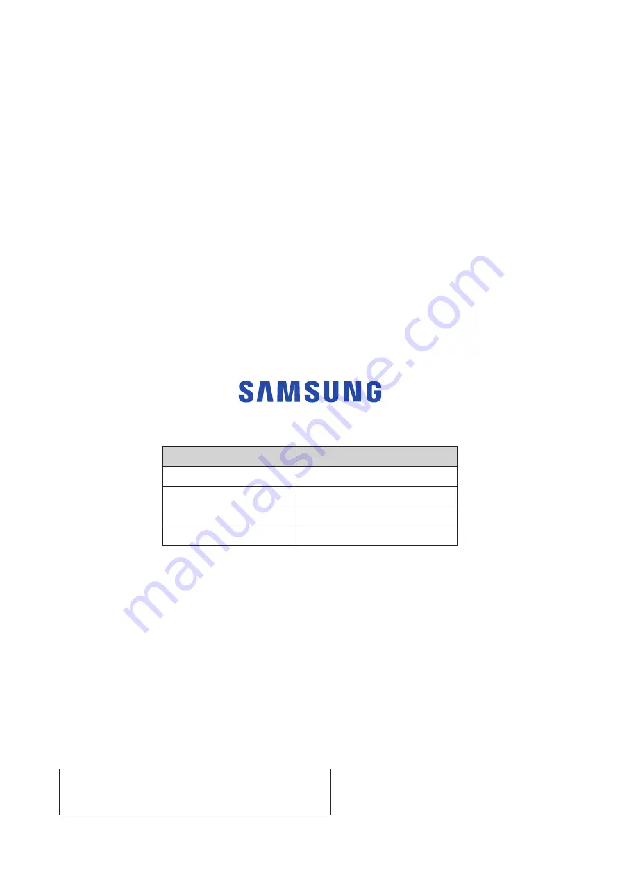 Samsung MWR-WG00JN Service Manual Download Page 36