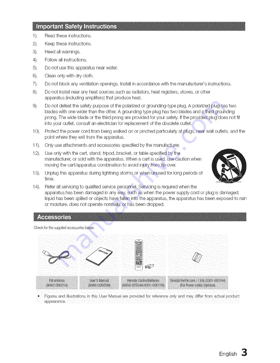 Samsung MX-F830B User Manual Download Page 3