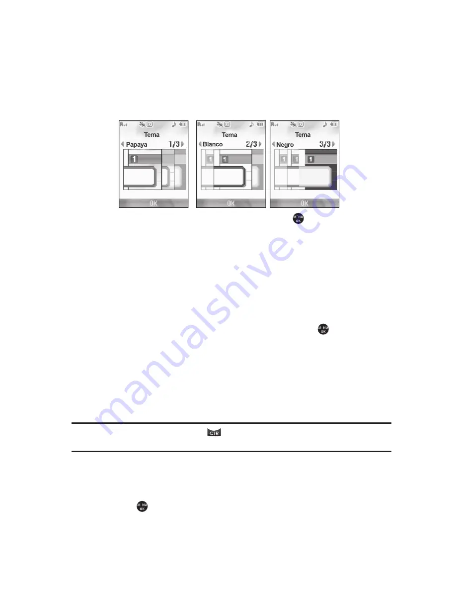 Samsung My Shot SCH-r430 series (Spanish) Manual Del Usuario Download Page 117