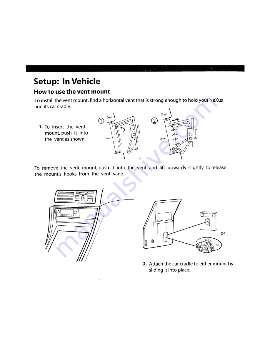 Samsung NeXus 25 - 512 MB XM Radio Tuner Home Installation Manual Download Page 11