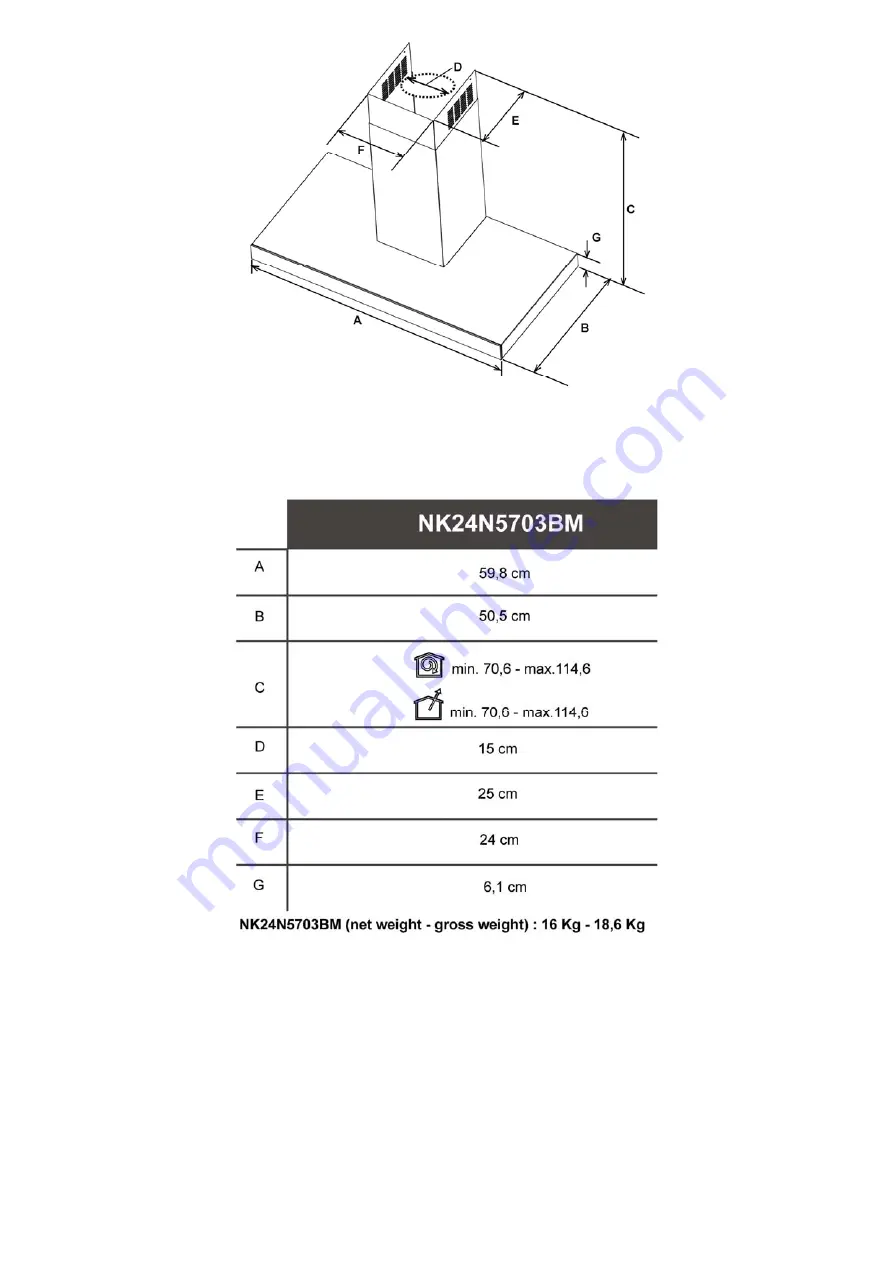 Samsung NK24N5703BM Installation Instruction Manual Download Page 4