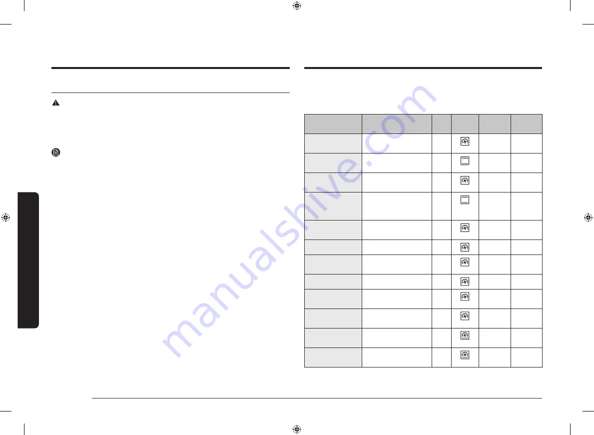 Samsung NV68A1110 Series User & Installation Manual Download Page 72