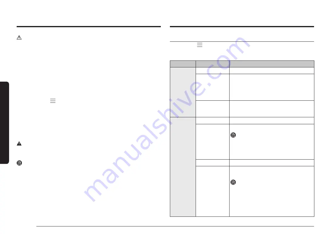 Samsung NV7B666 Series User & Installation Manual Download Page 34