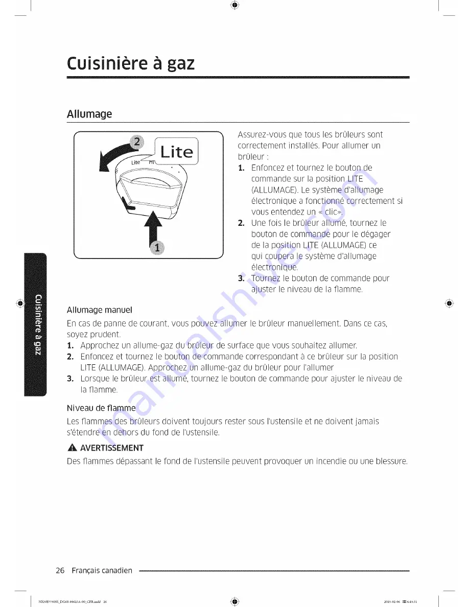 Samsung NX5837750SS User Manual Download Page 110