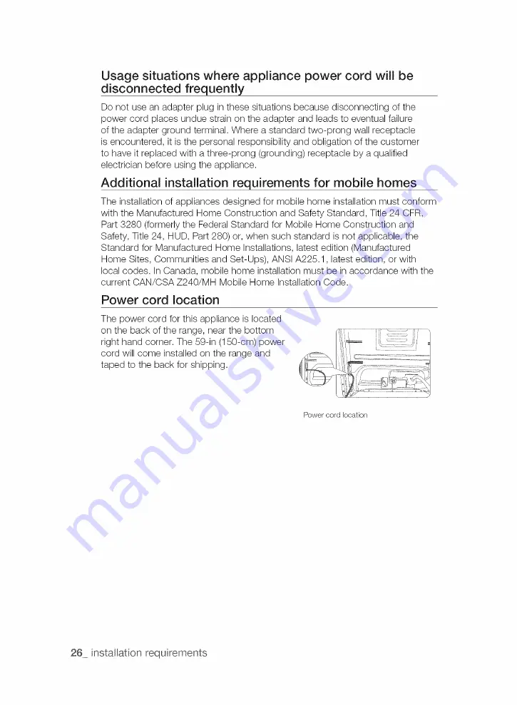 Samsung NX58F5300SS Installation Manual Download Page 26