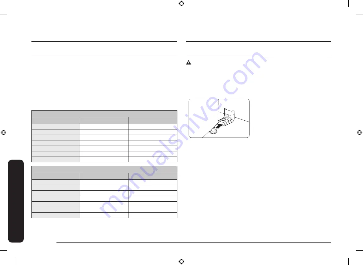 Samsung NX58M6850S Series Installation Manual Download Page 20