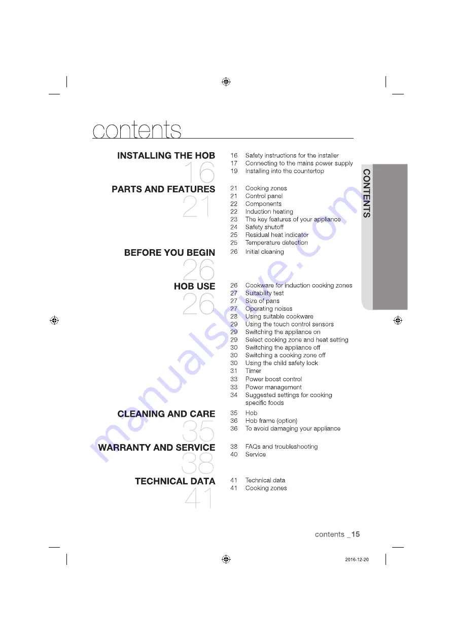 Samsung NZ64M3NM1BB/OL User Manual Download Page 15