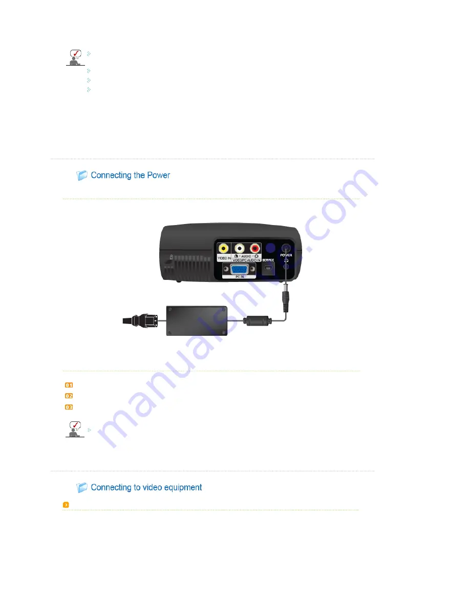 Samsung P400 - DLP Lumen Pocket Ultraportable Projector Owner'S Instructions Manual Download Page 18