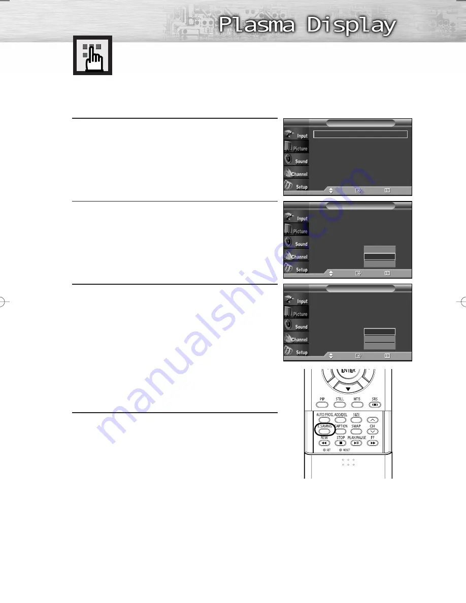 Samsung PL-42P5H Owner'S Instructions Manual Download Page 95