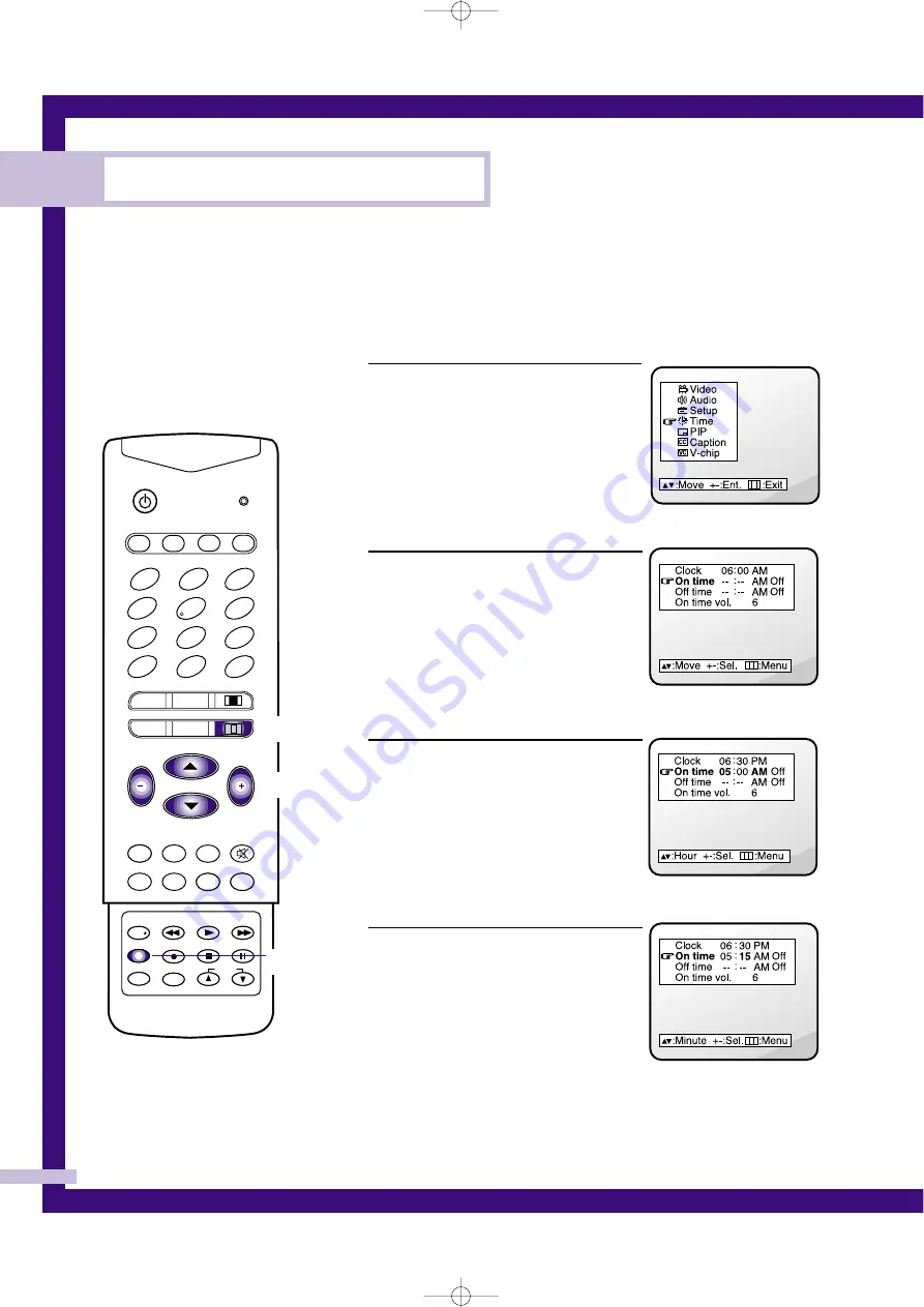 Samsung PLK435W Instruction Manual Download Page 40