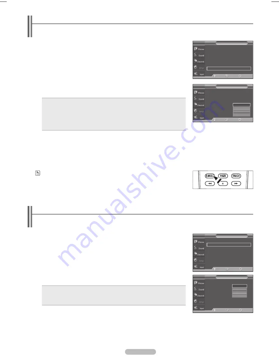 Samsung PN50A460 User Manual Download Page 128