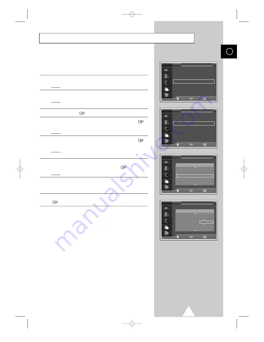 Samsung PS-42P4A Owner'S Instructions Manual Download Page 23