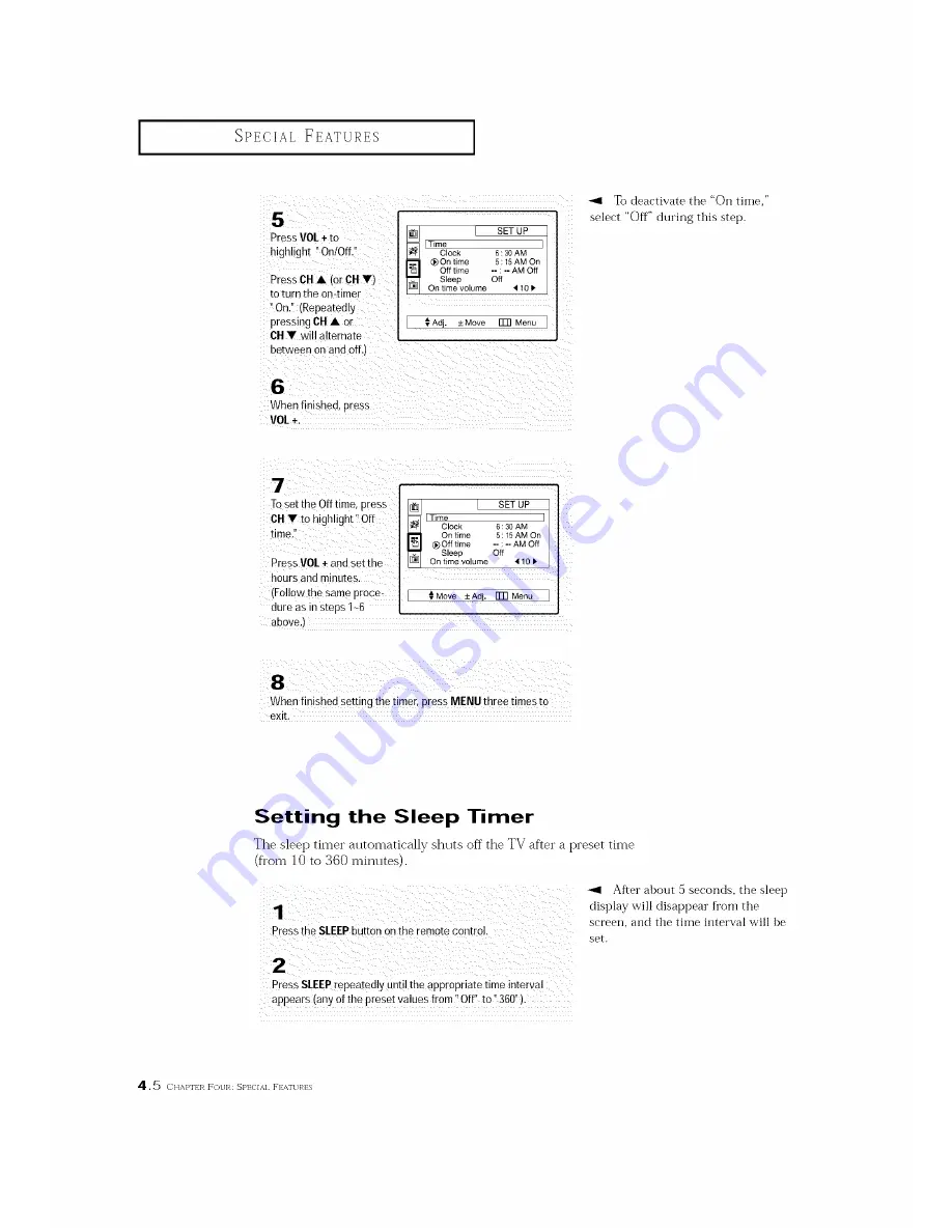 Samsung PT5492S Скачать руководство пользователя страница 40