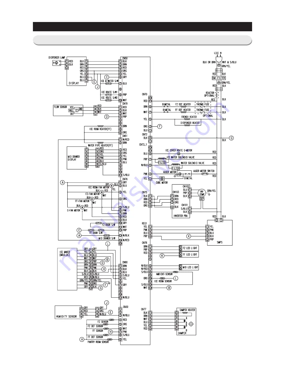 Samsung RF25HMEDBBC Service Manual Download Page 107