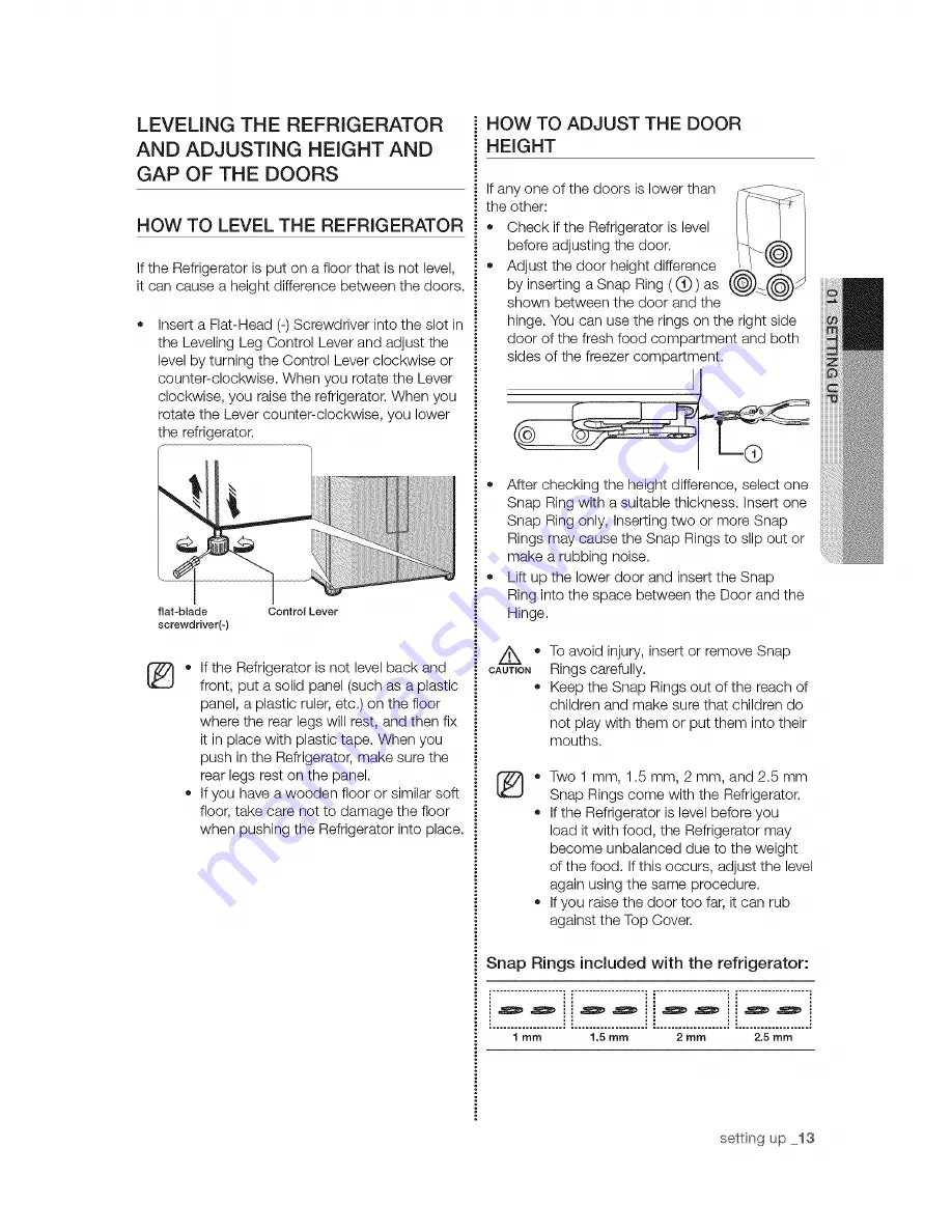 Samsung RF32FMQDBSR/AA, RF32FMQDBSR/AA User Manual Download Page 13