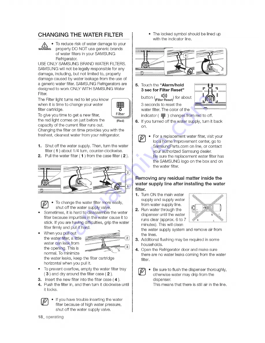 Samsung RF32FMQDBSR/AA, RF32FMQDBSR/AA User Manual Download Page 18