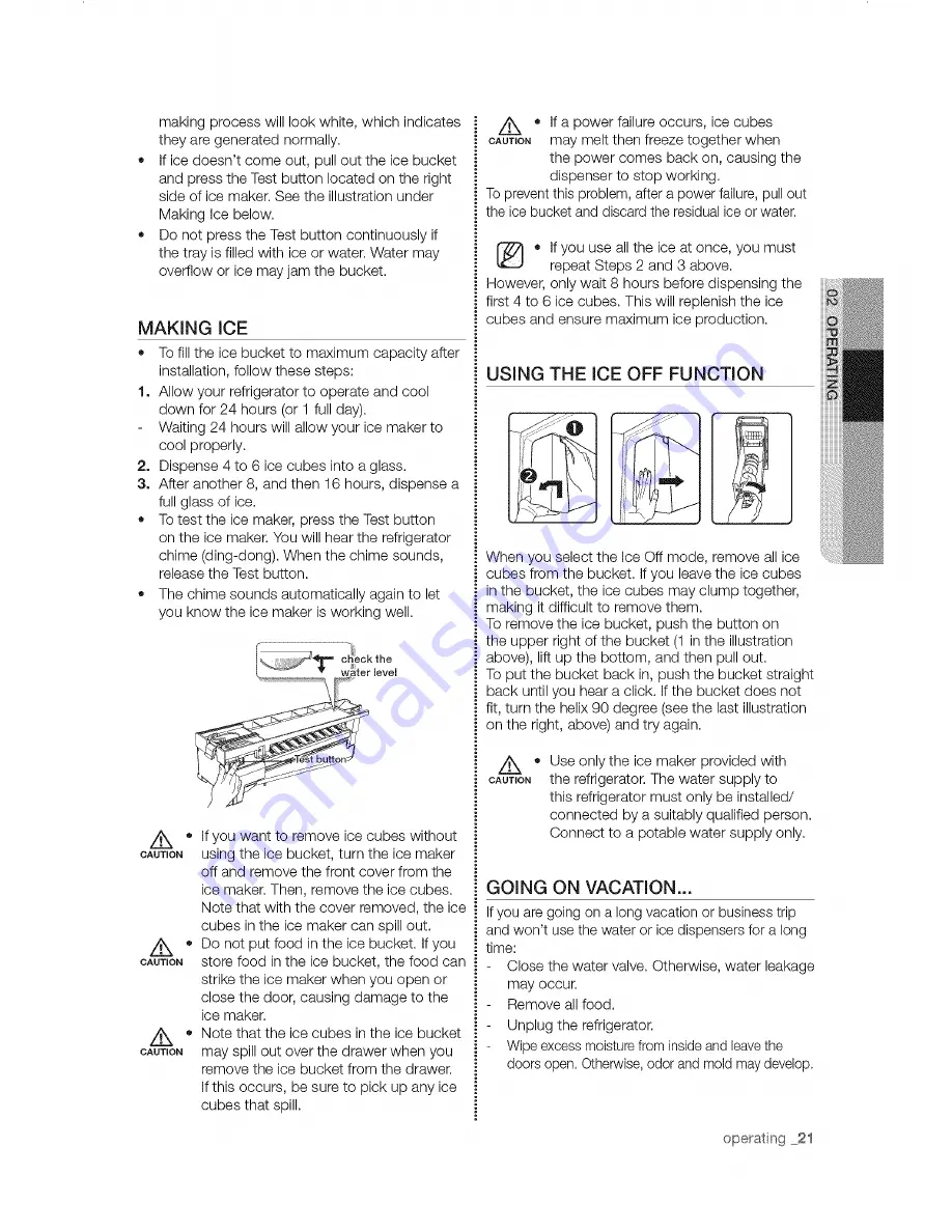 Samsung RF32FMQDBSR/AA, RF32FMQDBSR/AA User Manual Download Page 21