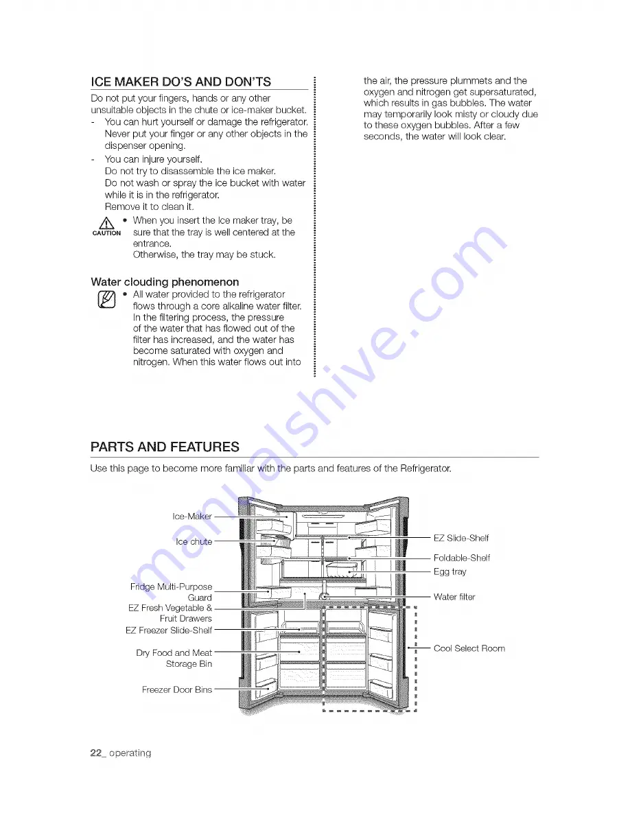 Samsung RF32FMQDBSR/AA, RF32FMQDBSR/AA Скачать руководство пользователя страница 22