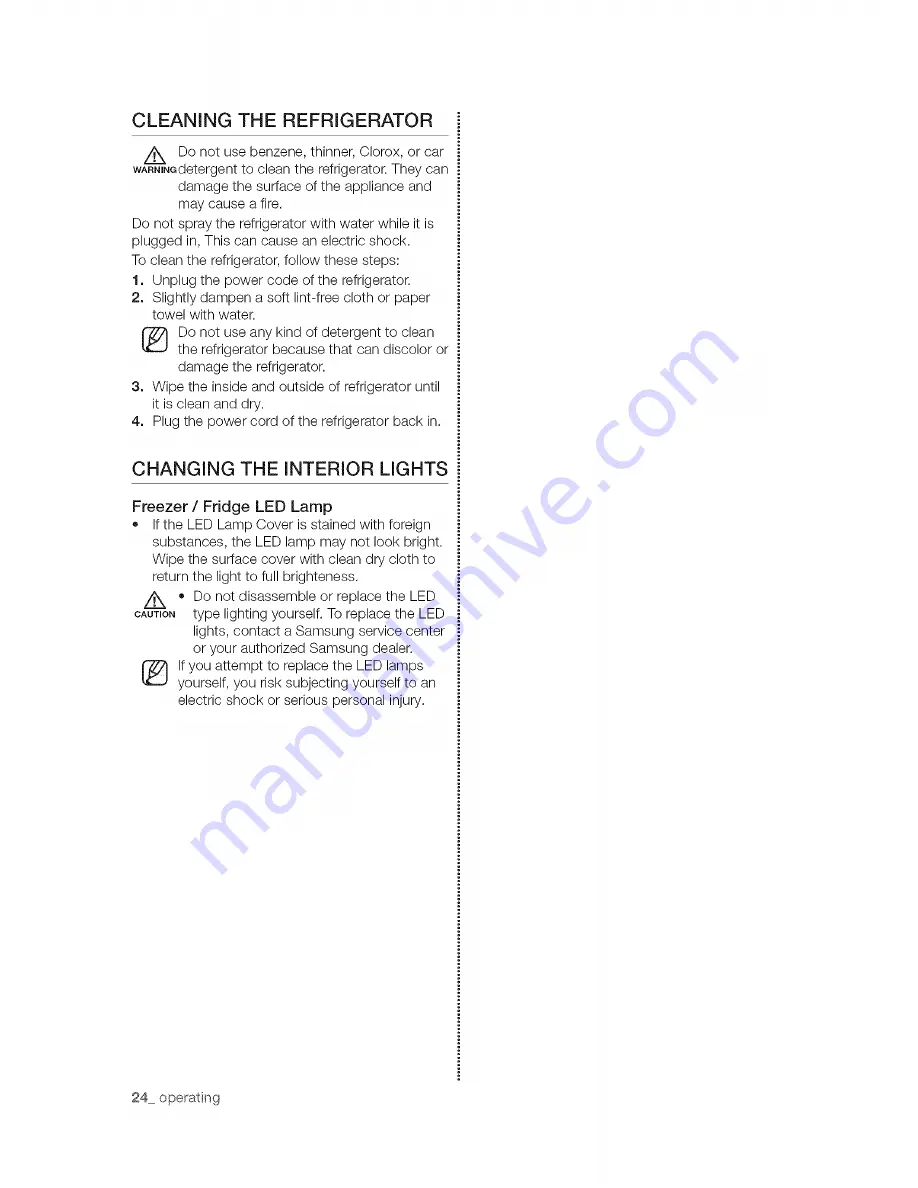 Samsung RF32FMQDBSR/AA, RF32FMQDBSR/AA User Manual Download Page 24