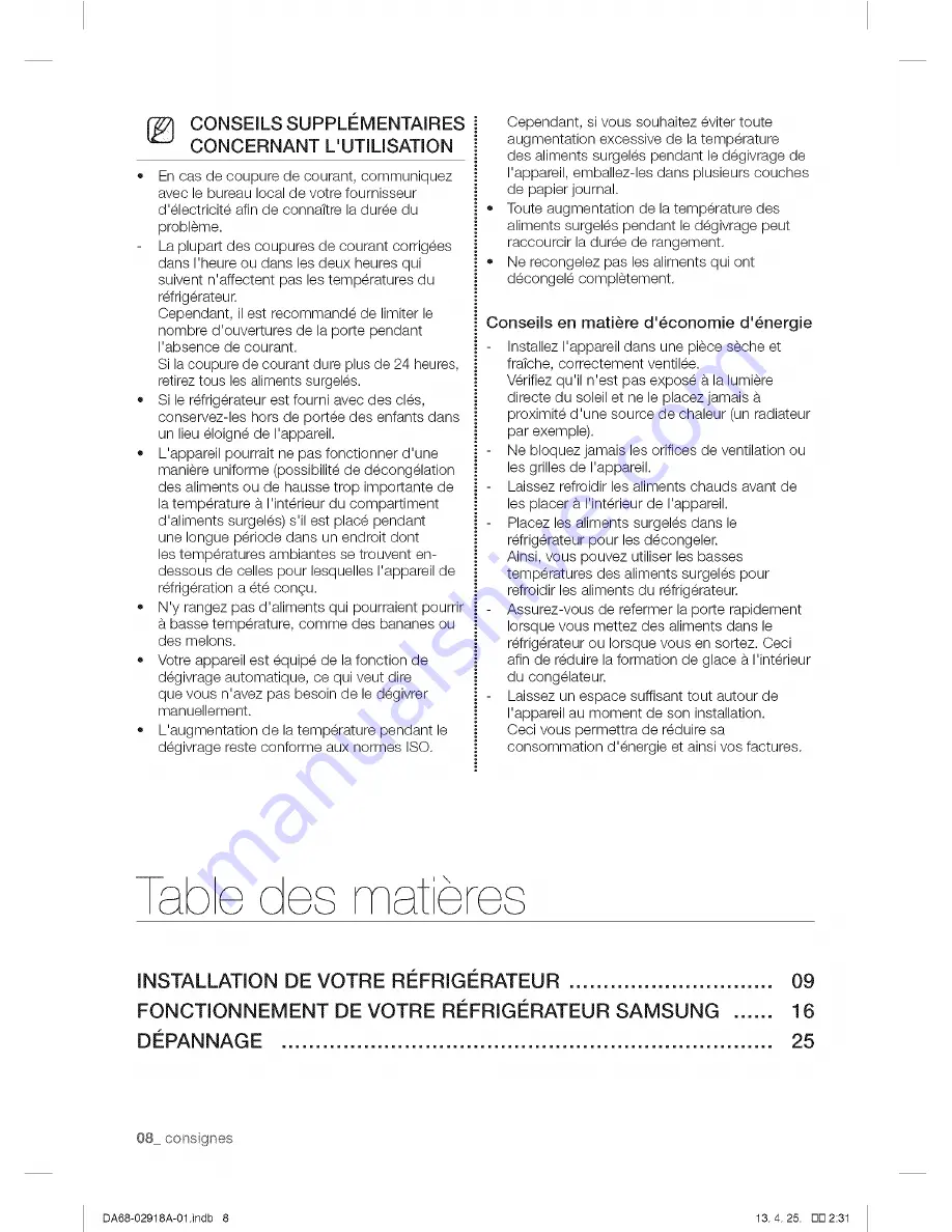 Samsung RF32FMQDBSR/AA, RF32FMQDBSR/AA User Manual Download Page 36