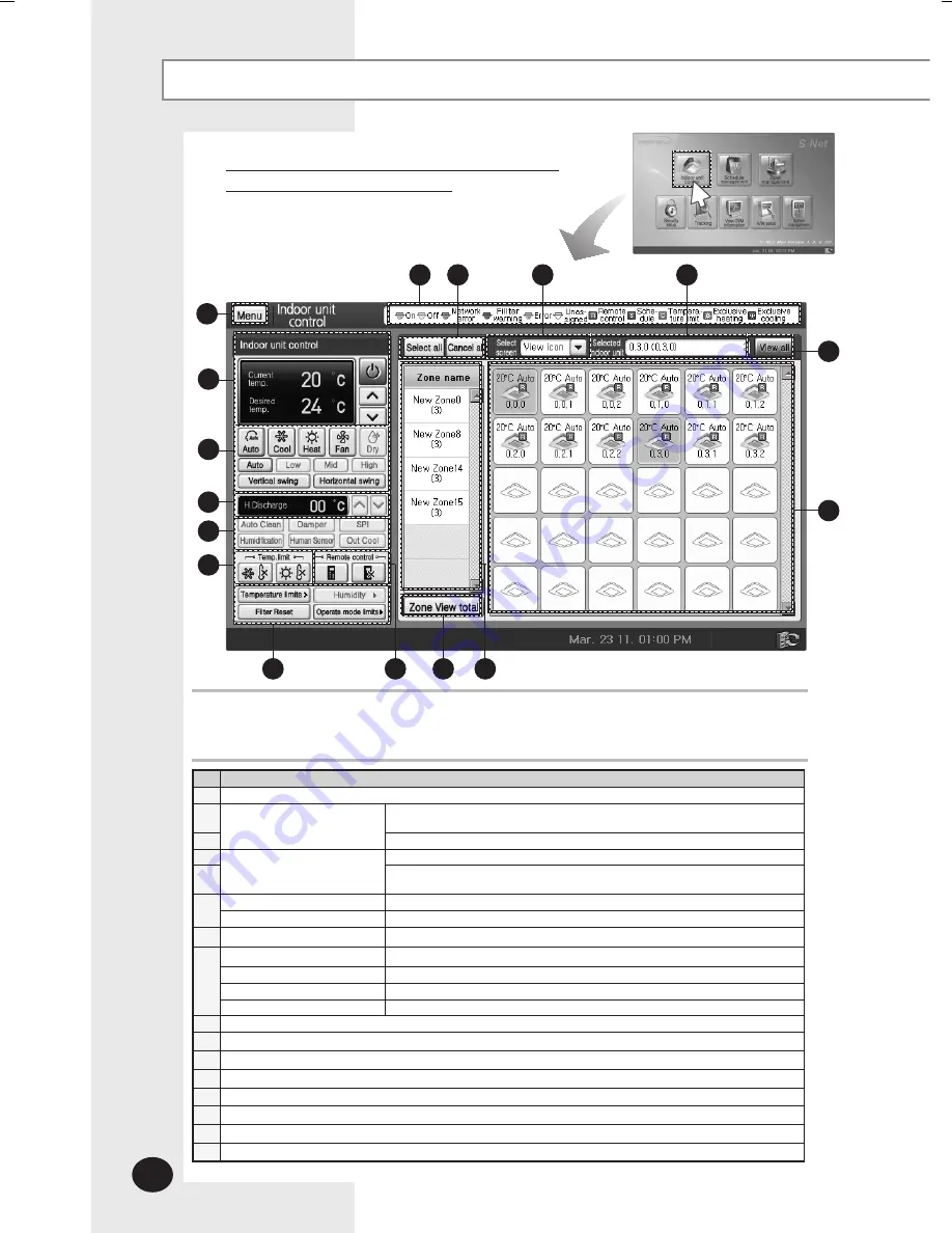 Samsung S-NET mini MST-S3W User Manual Download Page 22