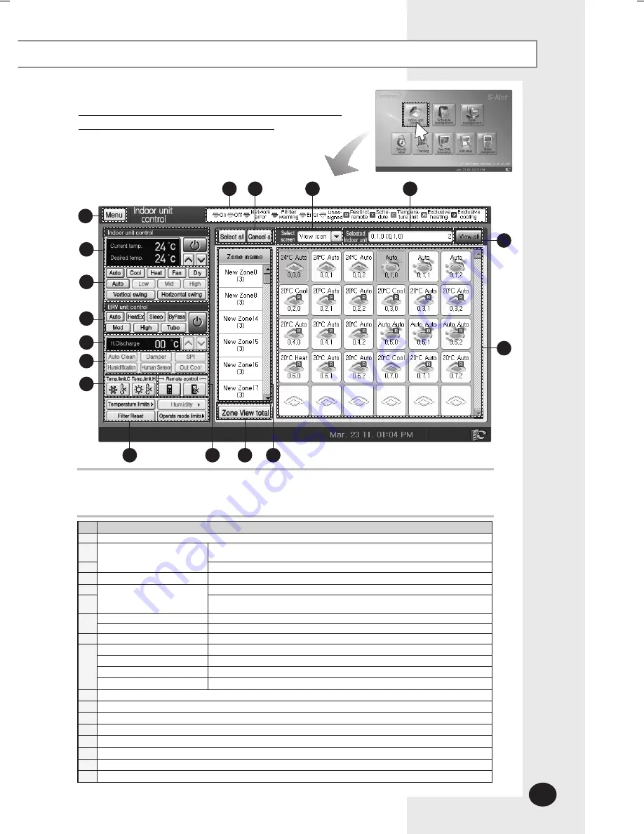 Samsung S-NET mini MST-S3W User Manual Download Page 23