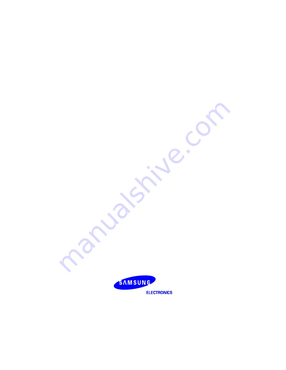 Samsung S3C6400X User Manual Download Page 1