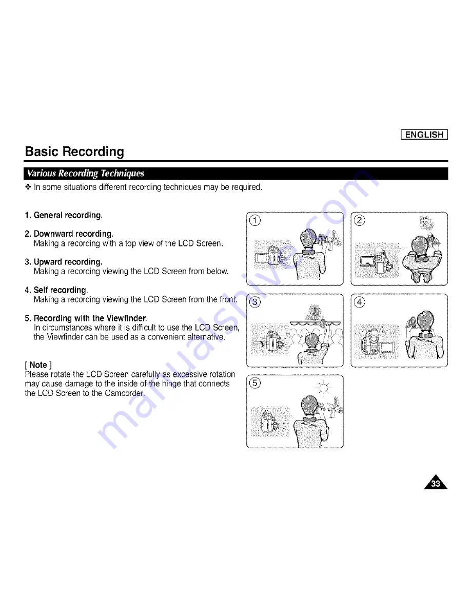 Samsung SC-D263 Owner'S Instruction Book Download Page 37