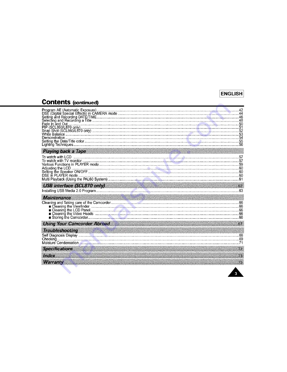 Samsung SC-L810 Скачать руководство пользователя страница 3