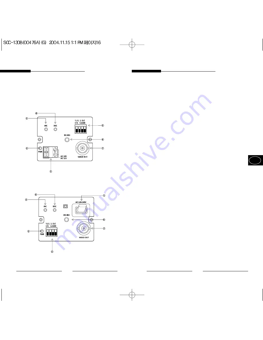 Samsung SCC-100BP User Manual Download Page 39